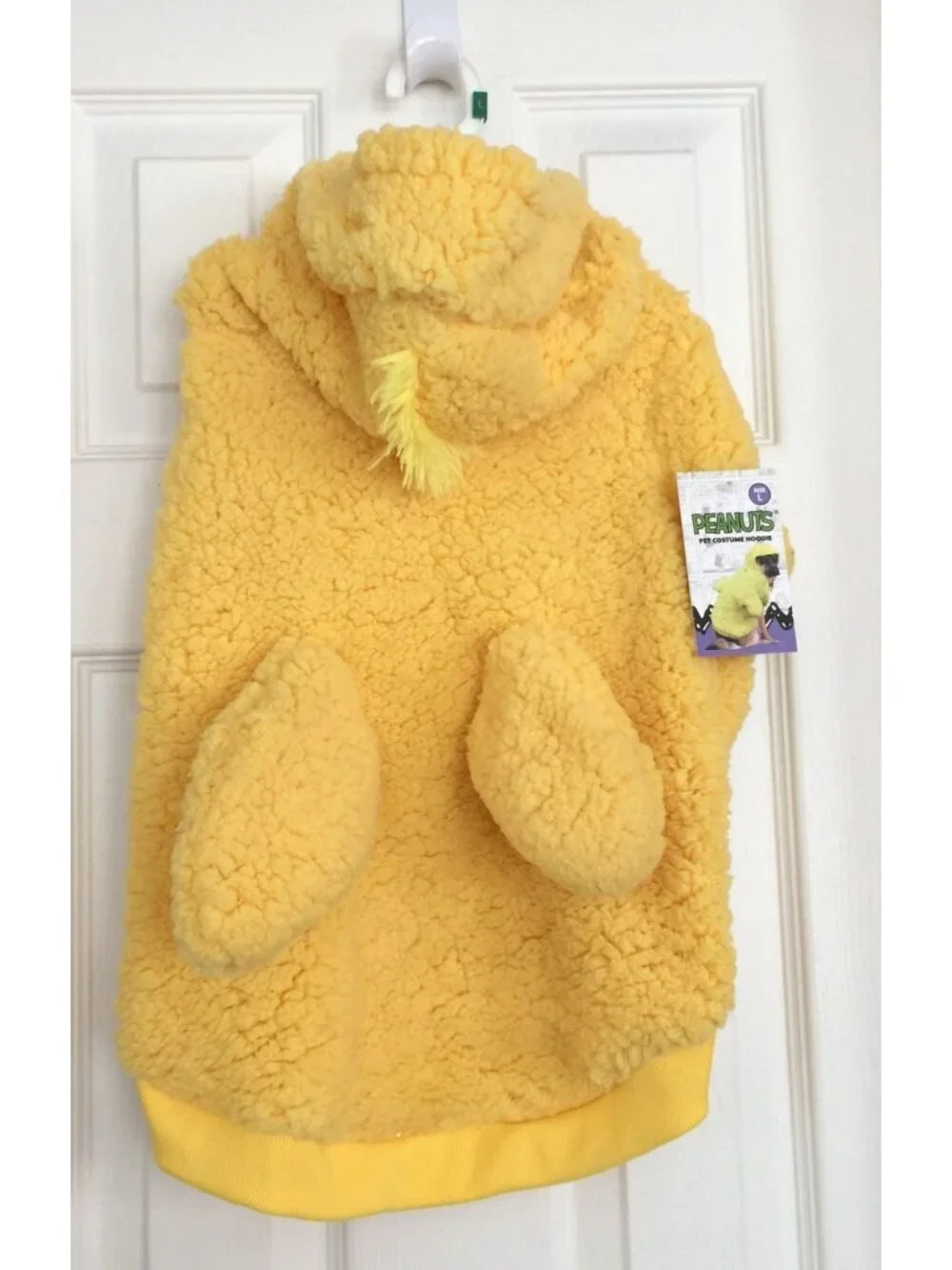Peanuts WOODSTOCK Yellow Sherpa Large Dog Costume
